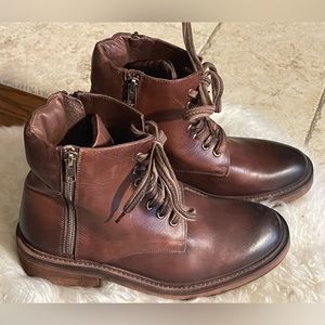 Brown leather Vintage Foundry Co. Boots